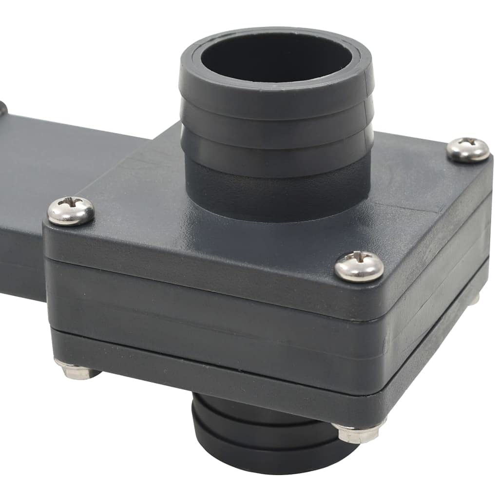 Barriera per piscina, 2 pezzi, 3,8 cm, ABS, resistente al cloro, con staffa di bloccaggio, per piscine e vasche idromassaggio, accessorio ideale per la manutenzione e la cura in giardino