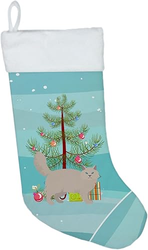 Miniatura 2 de Caroline's Treasures Siberian Forest #2 Cat Merry StockingStocking Medias de Navidad