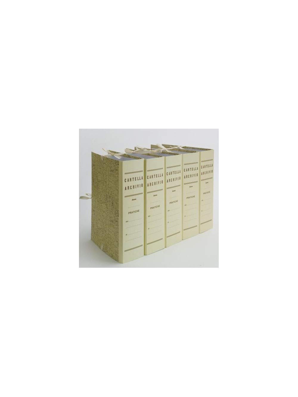 Brefiocart 0202202-18 Cartella Archivio Con Lacci Incollati, Dorso 18, 25 X 35 Cm - 4