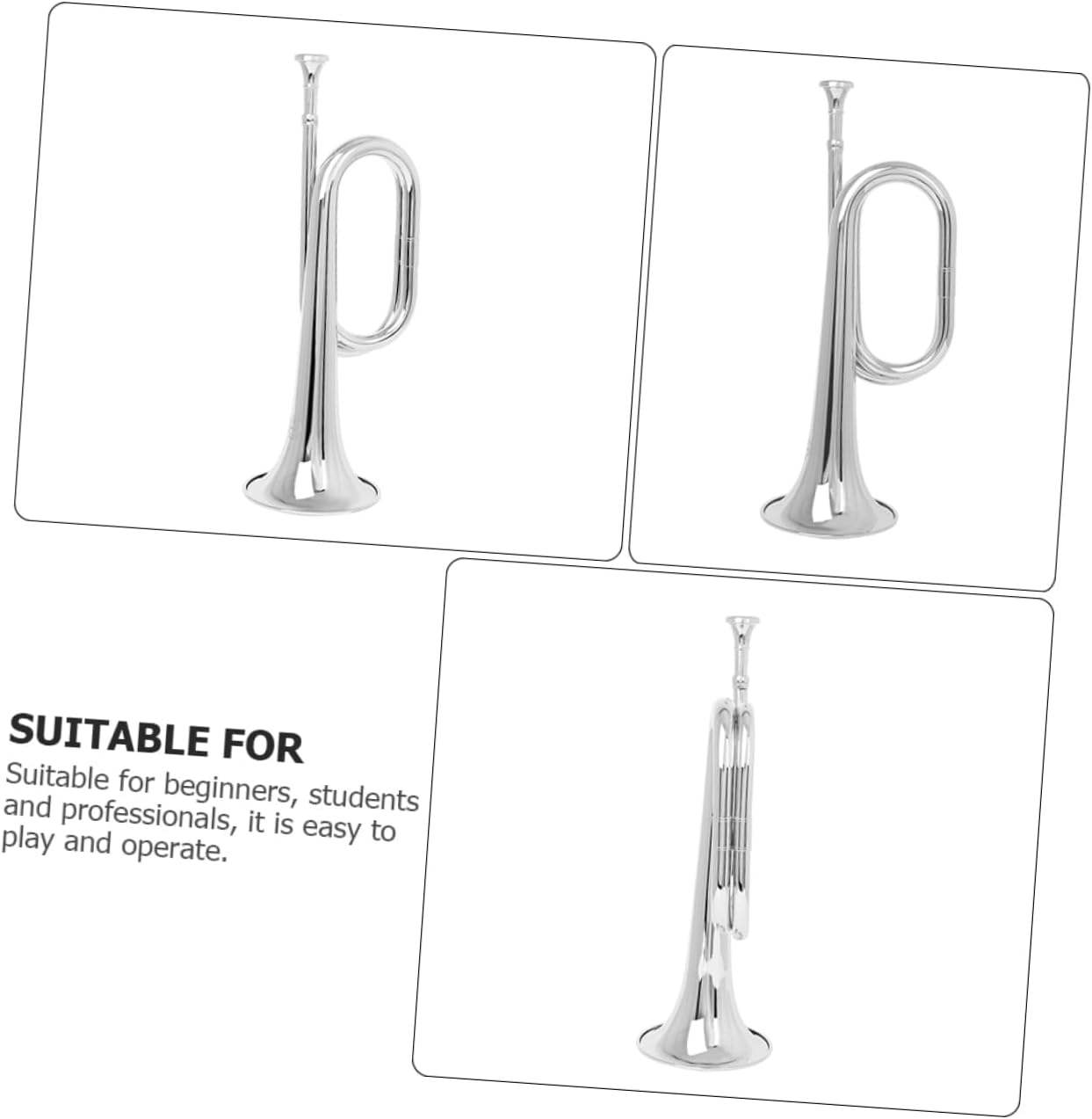 YARNOW Bugle Trumpet Trumpet Orchestra Wind Instrument Bugle for Band Beginner Friendly