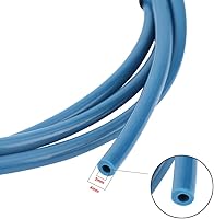 Vista 4 de Creality Capricorn Bowden PTFE Tubing 1M XS Series 1.75MM Filamento con accesorios neumáticos y 2 clips de pinza azules, boquillas y cortador