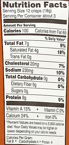 Parmcrisps, Sesame, 1.75 Ounce Bag #TOP2