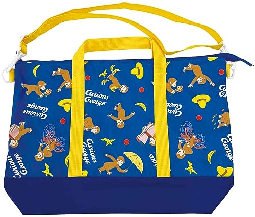 アイプランニング おさるのジョージ 2WAYショルダー ブルー W440mm×H310mm×D110mm N40115B