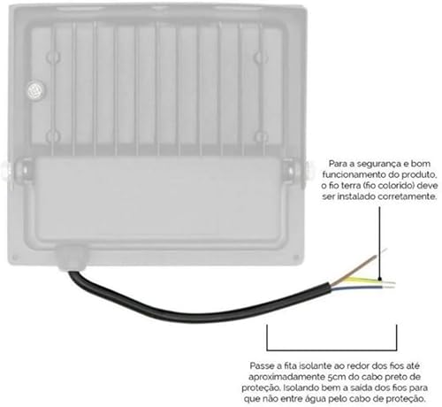 Refletor LED SMD, Branco Frio, Proteção IP65 (800w)