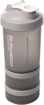 LYOR - Coqueleira shaker 3 em 1 - Performance Cinza 650ml