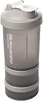 LYOR - Coqueleira shaker 3 em 1 - Performance Cinza 650ml