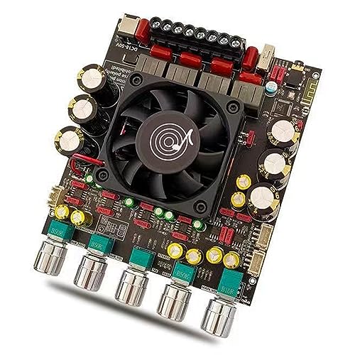 Amplificateur Bluetooth 5.1 AS21P et puces TPA3255 d&eacute;livrant des basses puissantes