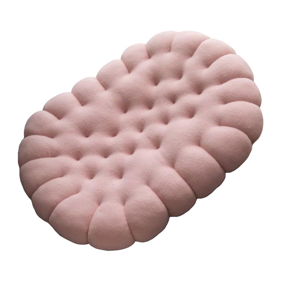 VHJdtE Seat Cushion, Oval-Shaped Seating Cushions|Portable Butt Backrest Pillow|Comfort Floor Seat Pads(Pink)