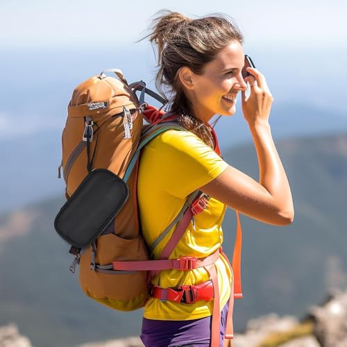 NAJILI USB Tasche,Mit 8 Steckplätzen,Wasserdicht kabeltasche Organizer,Aufbewahrungstasche Für USB Sticks Kompatibel Mit Sandisk,SD-Karten,Kabeln,Schwarz