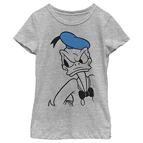 Disney Characters Tonal Line Donald Girl's Heather Crew Tee
