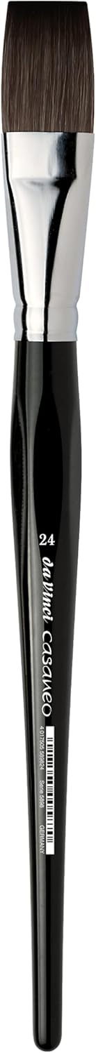 da Vinci Watercolor Series 5898 Casaneo Paint Brush, Flat New Wave Synthetics, Size 24