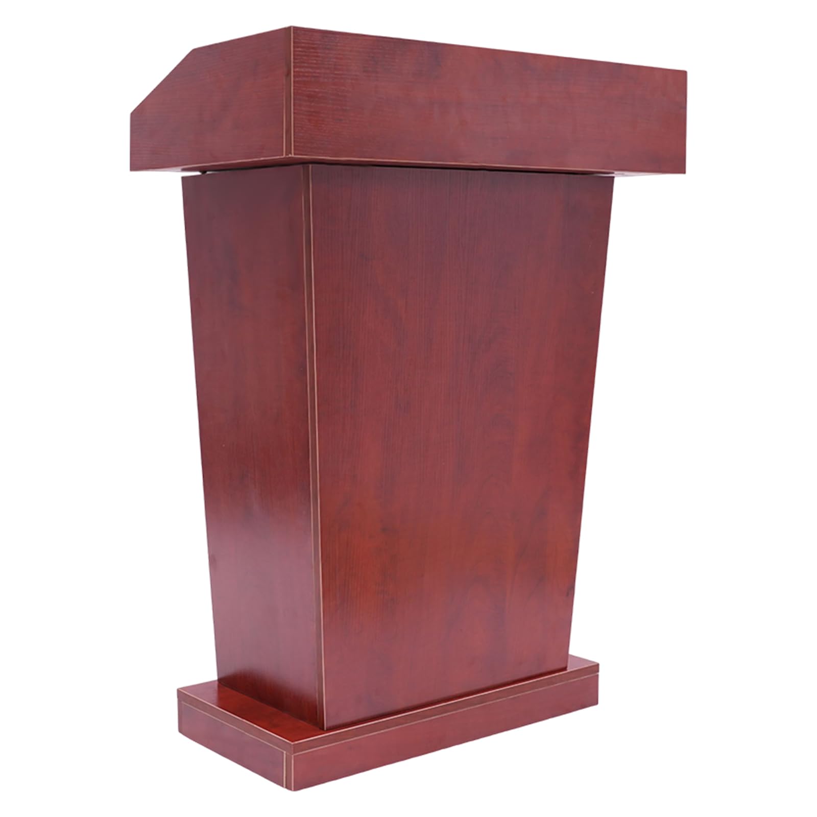 Drewniana ambona kościelna z szufladą, regulowany stojak do sali lekcyjnej do kościołów i konferencji, stojak biurowy, obsługuje 50 kg, 69 cm x 35 cm x 110 cm