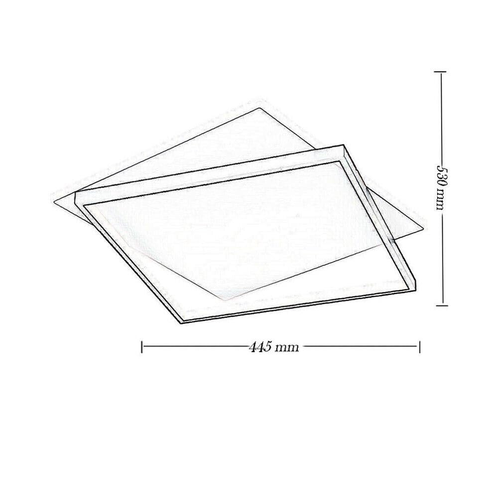 Plafoniera led 36W luce bianca calda naturale quadrata per soffitto Illuminazione ottimale per ogni ambiente