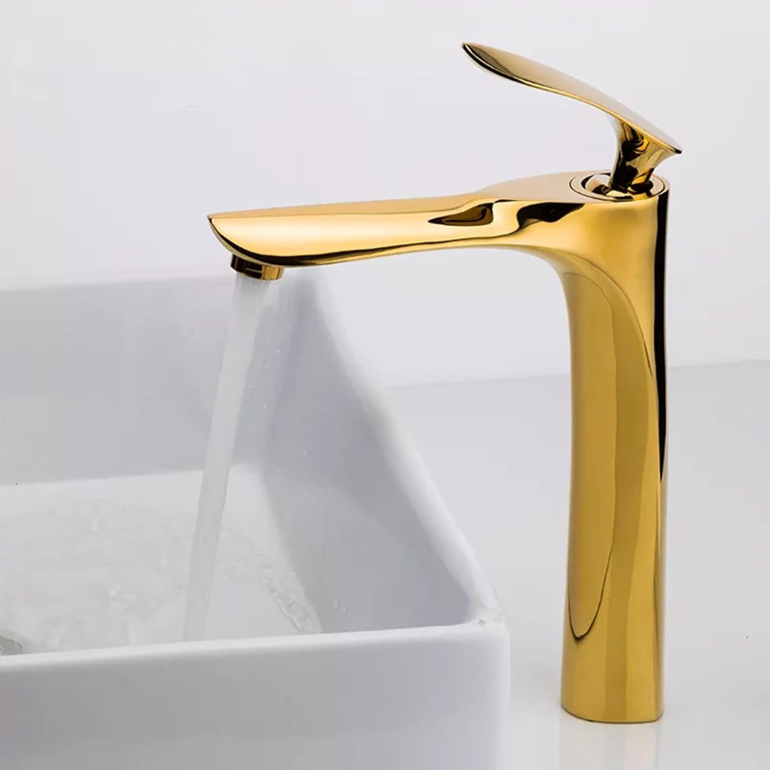 Robinet de lavabo contre les éclaboussures grand confort d'utilisation