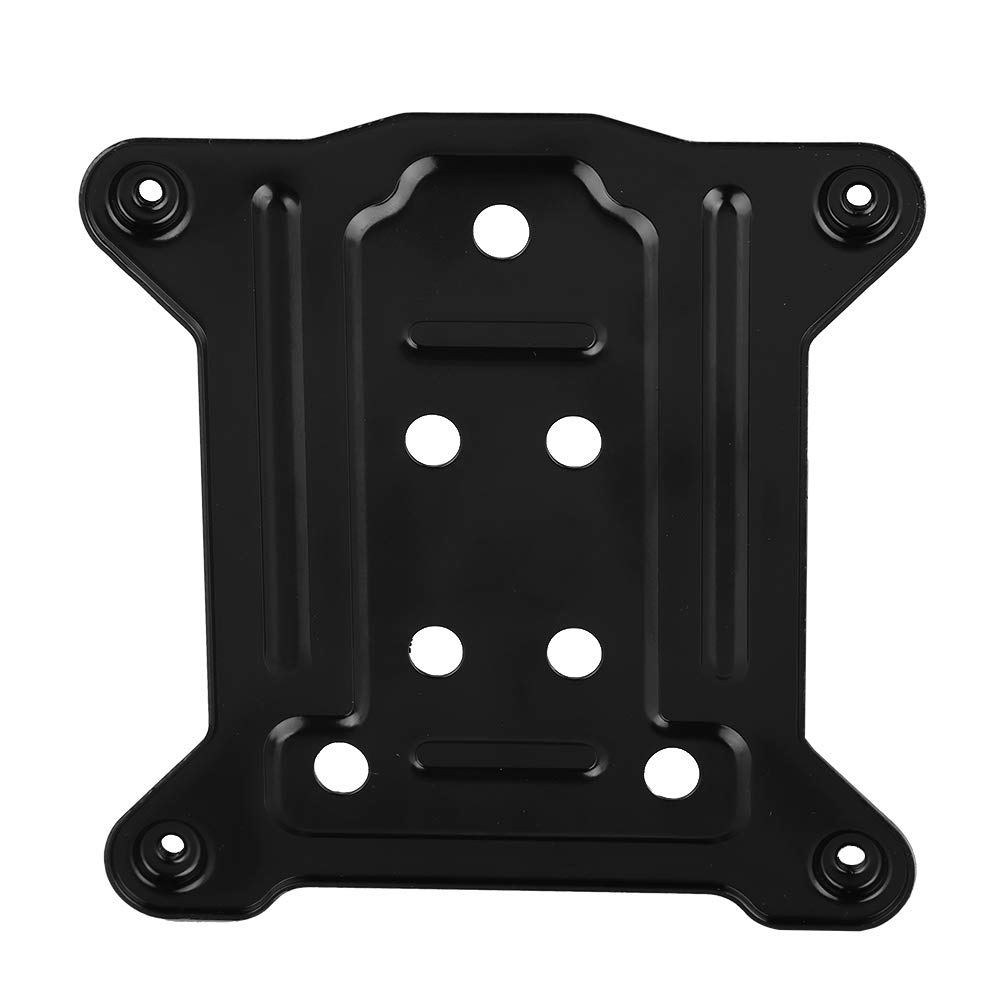 Backplate for Intel 115X, Black CPU Fan Cooling Mounting Sheet Plate, Back Sheet Iron Plate with M3 Fixed Thread for Intel 1150/1151/1155/1156,