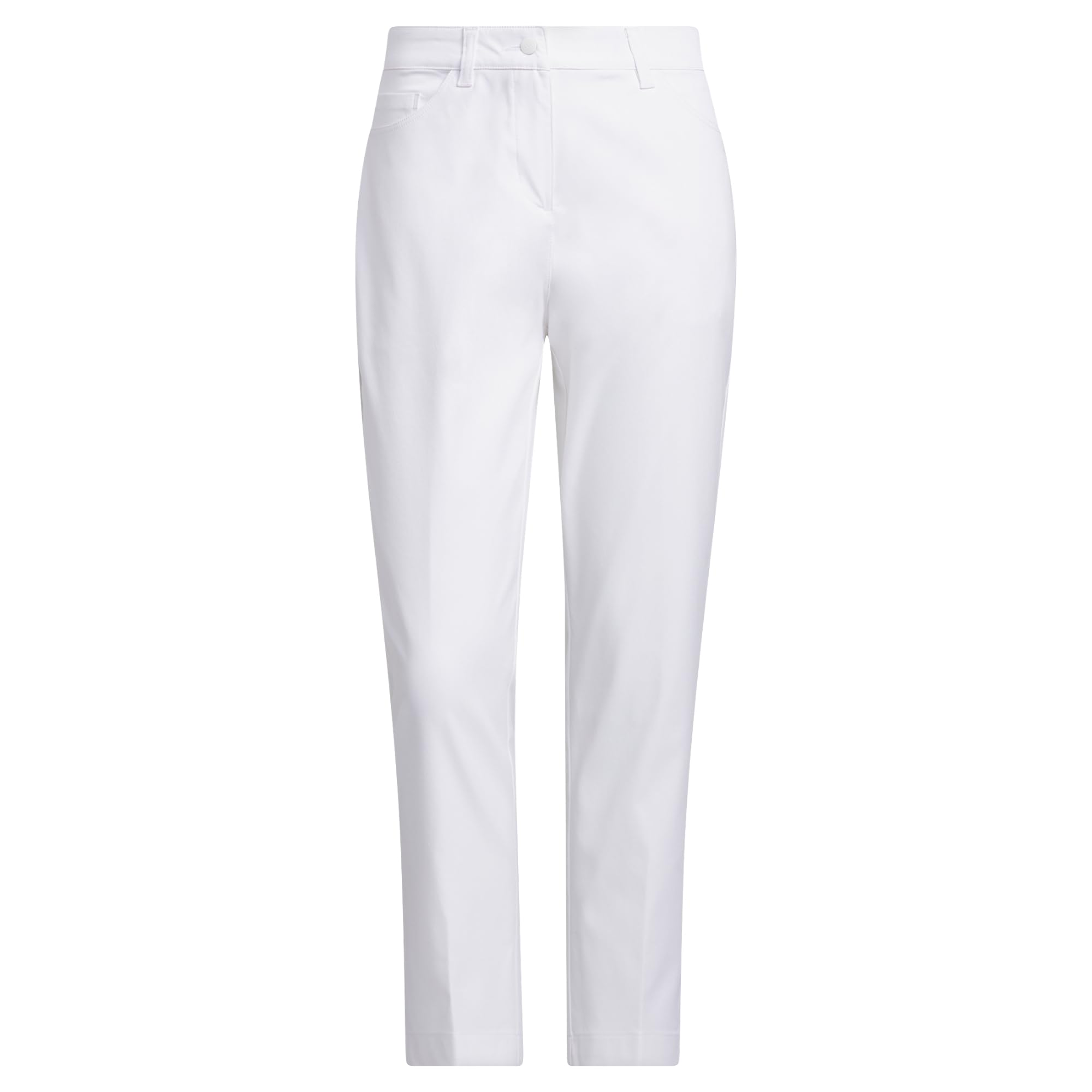 Adidas Women's White Ultimate365 Twistweave 5-Pocket Ankle Pants