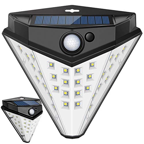 Preisvergleich Produktbild Nacinic Solarlampen für Außen mit Bewegungsmelder 2200mAh Garten Solarleuchten 270°Superhelle ,32 LED Solar Wandleuchte Wasserdichte 3 Modi 2 Stück