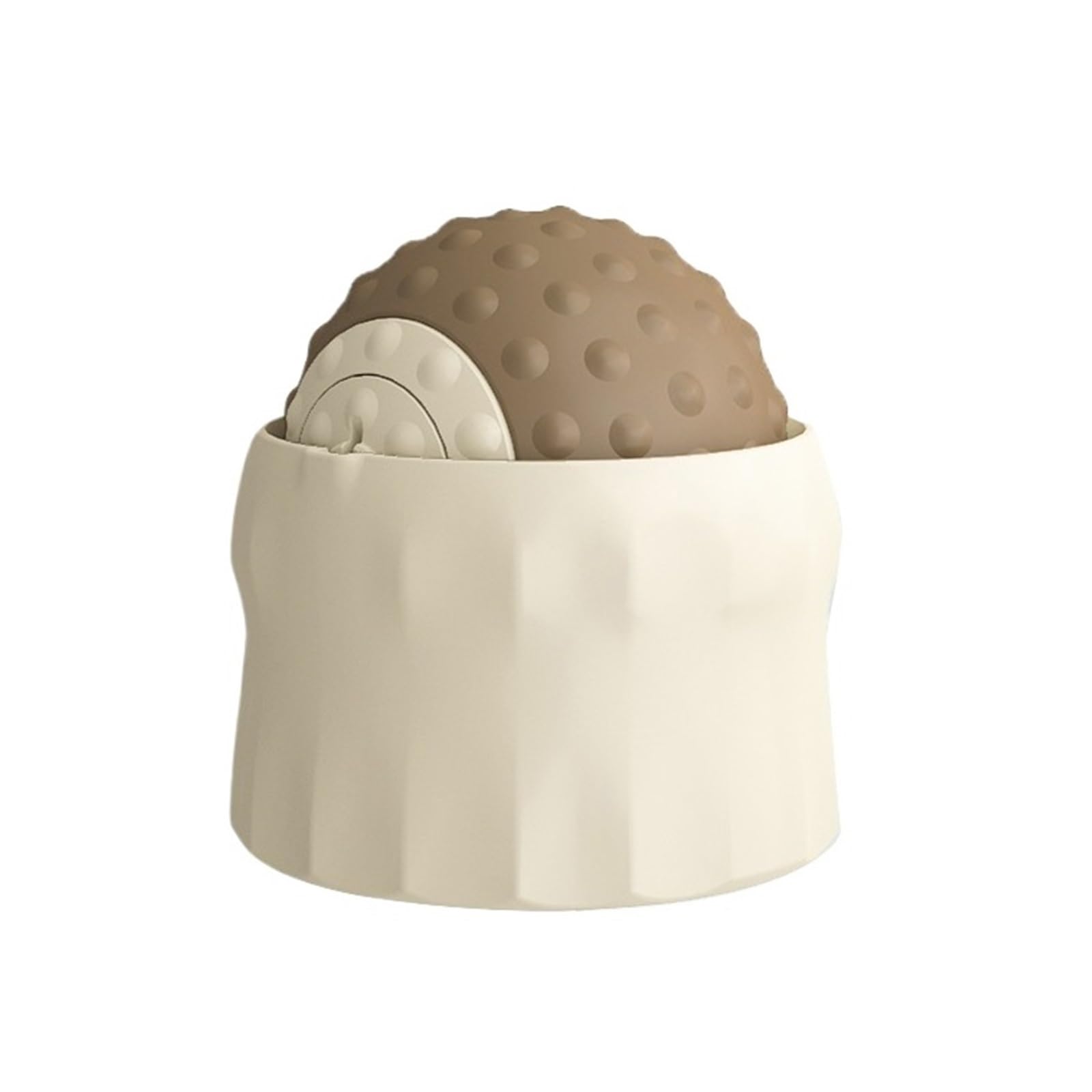 Rodillo Fascitis Plantar Multifuncional Pelota Fascitis Plantar Desmontable Para La Relajación Hombros Cuello Musculos De Las Piernas Rodillo De Masaje(Beige,B)