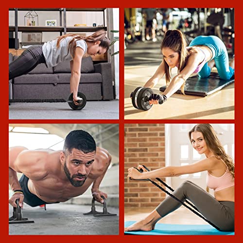 Detailliertes Kniepad vom EnterSports Bauchroller aus weichem EVA-Schaum - Detailansicht von EnterSports ABS Roller 6in1...