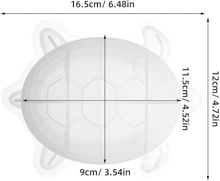 Cute Turtle Resin Mold for Jewelry Making and Resin Art Supplies, Oceanic Small Turtle Silicone Mold with Layered Three-Dimensional Shape, for Organizing Small Items in Office