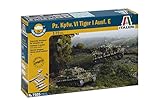 Länge von je ca. 68 mm Italeri 510007505 - 1:72 PZ KPFW VI Tiger I Ausf E