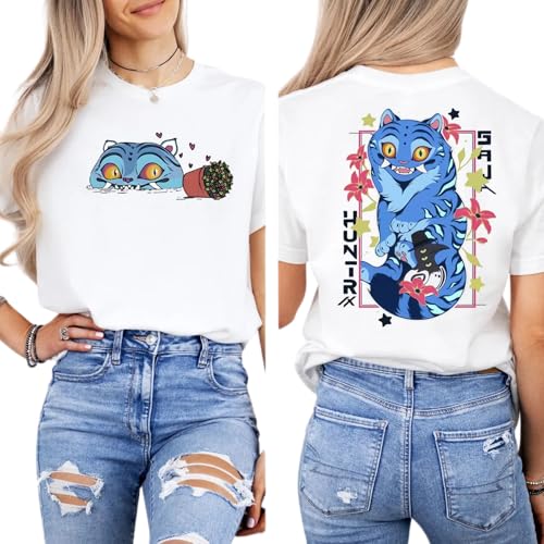 Demon Tiger Cat Sweatshirt, Demon Pop Hunters Movie T-Shirt, Korean Pop Music Idol Inspired Shirt, Korean Fantasy Animation Film Graphic Shirt