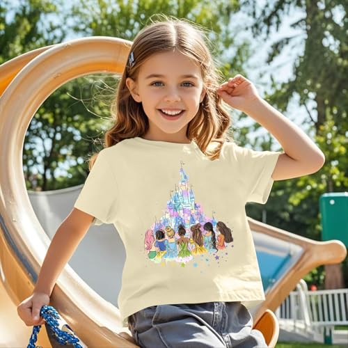 Image of Magical Shirt for Girl: Magic Kingdom Prinecess Tshirt Princess Shirts Youth Girls Cute Family Vacation Trip Tee