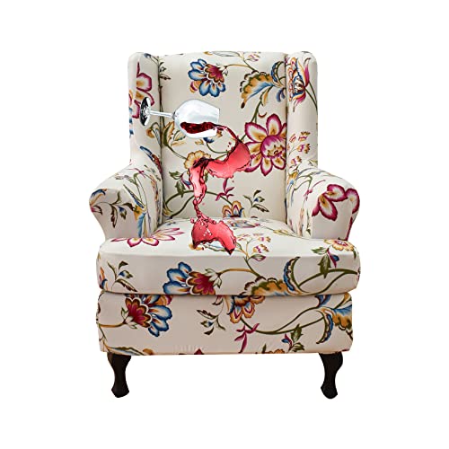 CRFATOP Waterproof Wing Chair Slipcover