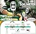 AiGerdinn Soil Test Kit, 2-in-1 Soil Moisture Meter, Soil pH Meter -Dual Dial-Simultaneously-Display Results-Soil pH Tester, Moisture Meter for Garden,Lawn,Farm Indoor&Outdoor Plants-PureWhite