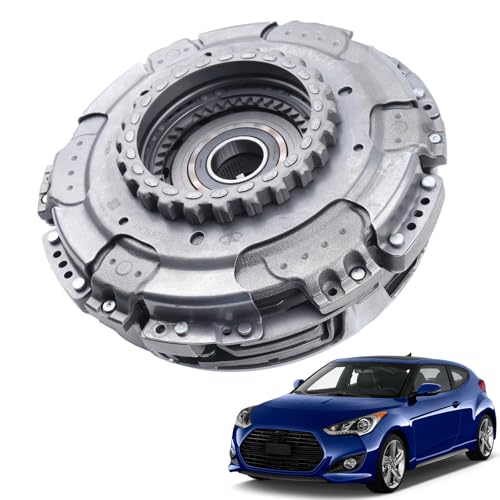 AOKAILI 41200-2A001 Double Clutch Set Compatible with 2012 2013 2014 2015 2016 2017 Veloster 1.6L-remanufactured