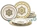Produktbild Creatable 10840 Serie Majestosa, Tafelservice, 12-teilig, Porzellan, mehrfarbig, 31 x 30 x 24 cm