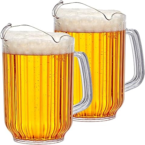 Amazing Abby - Cheerly Beerly - 2er-Pack unzerbrechlicher Kunststoff-Bierkrug Cover