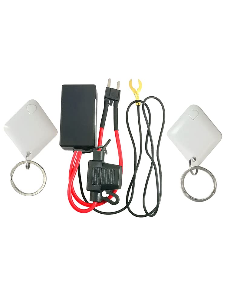 Sistema immobilizzatore per auto Kacepar M506 Fusibile pompa olio Sistema antirapina intelligente Nero Compatibile con veicoli a benzina da 12 V CC Motociclette M506