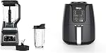Mixeur professionnel Ninja BN750C Plus DUO avec Auto-iQ, 1400 Watts de pointe, noir/argent (version canadienne)