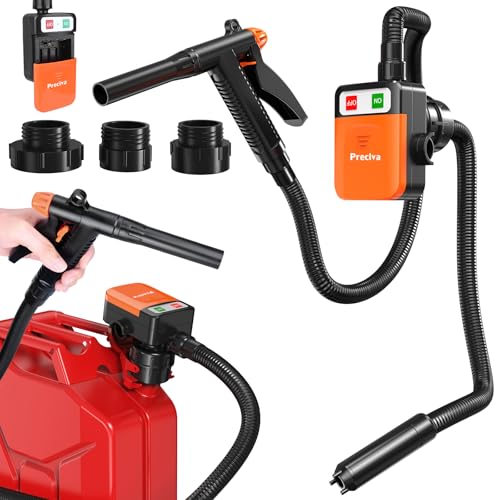 Pompe electrique carburant Preciva portable à piles pour huile diesel essence eau