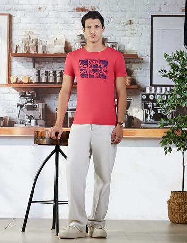 Image of Pepe Jeans Men T-Shirt|Cotton|Slim Fit