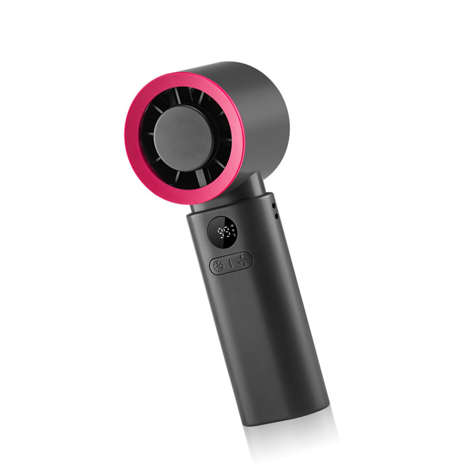 KieTeiiK Portable Small Fan Powerful Handheld Fan with Cold Compress 4 Speed USB Rechargeable Travel Camping Outdoor Rechargeable Control Cooling with Cold Compress