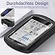 Ermorgen Silikonhülle Kompatibel für Garmin Edge Explore 2 Hülle + 2 Displayschutzfolien aus gehärtetem Glas, Weiche Silikonhülle All-Inclusive Stoßfester Schutz - Schwarz