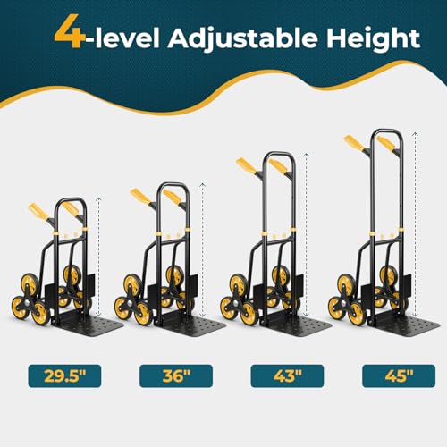 Carretilla para escaleras S AFSTAR 350 lbs capacidad plegable miniatura 2