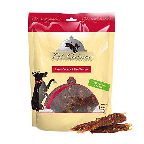 Pet Cuisine Dog Treats Puppy Chews Training Snacks,Chewy Chicken & Fish Twisters, 8.8 oz