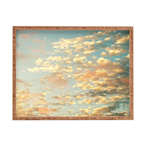 DENY Designs Negar diseños Shannon Clark Suave Interior/al Aire Libre Bandeja Rectangular, 14 x 18