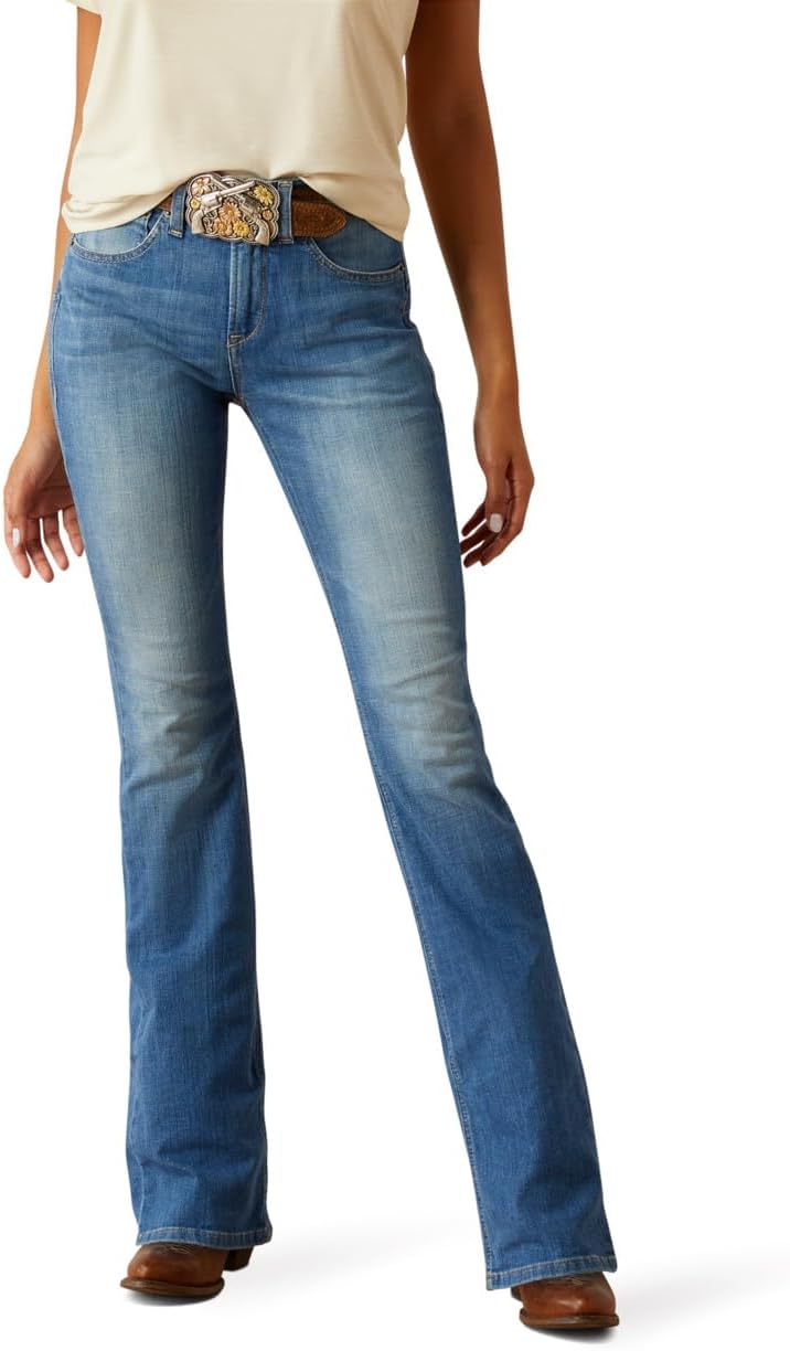 Ariat Womens High Rise Cassandra Boot Cut Jeans