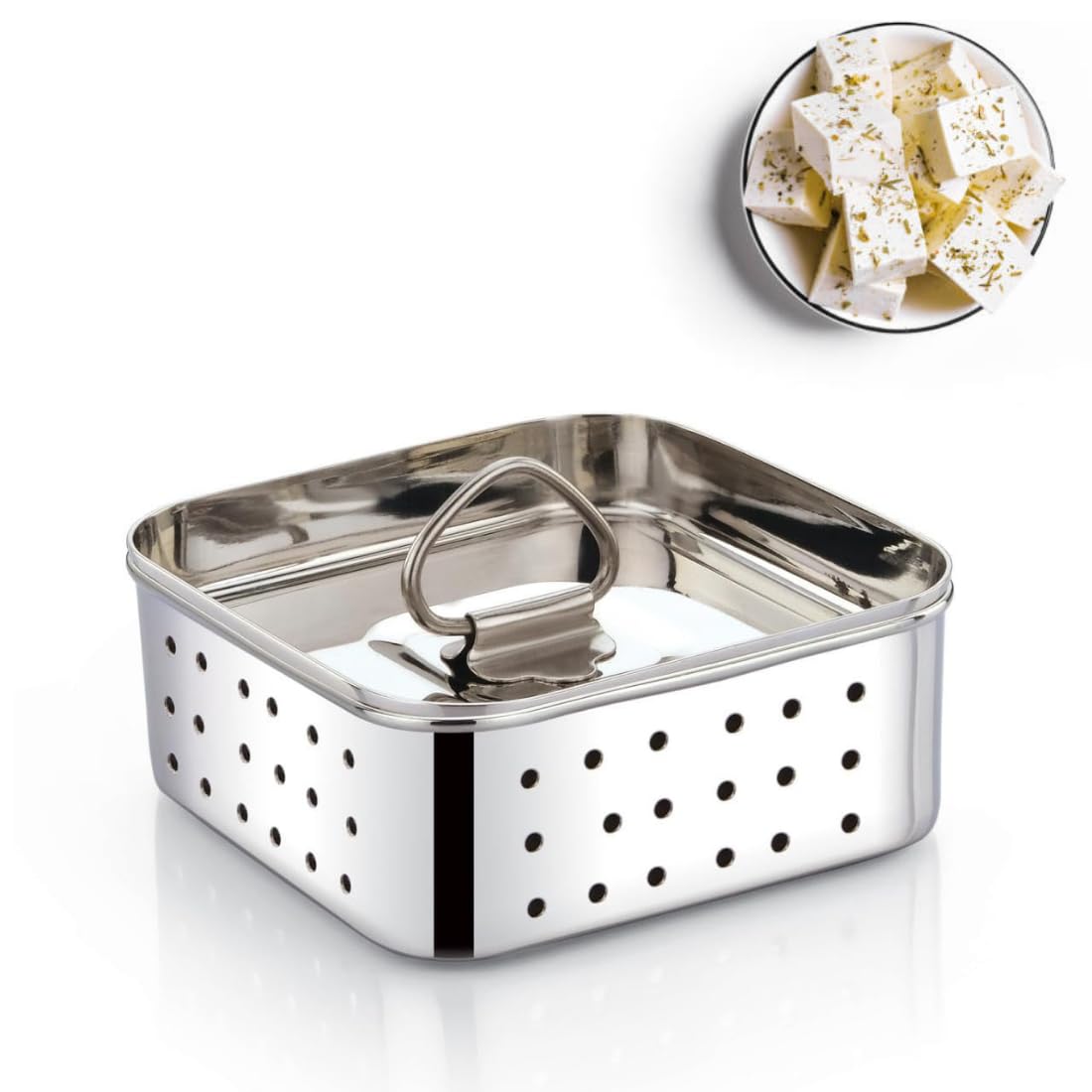 Ladiosa ® Paneer Mould Sprout Maker Paneer Maker Steel Tofu Steel Container Sprouts Maker Paneer Maker Strainer Stainless ... - Review, Price and Buying Guide