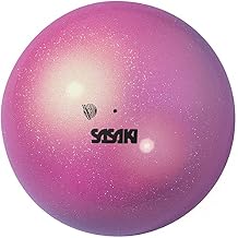Sasaki M-207AU-F Rhythmic Gymnastics Hand Gear, Ball, International Federation Certified, Japan Association Certified, Aurora Ball, Diameter 7.3 Inches 18.5 cm