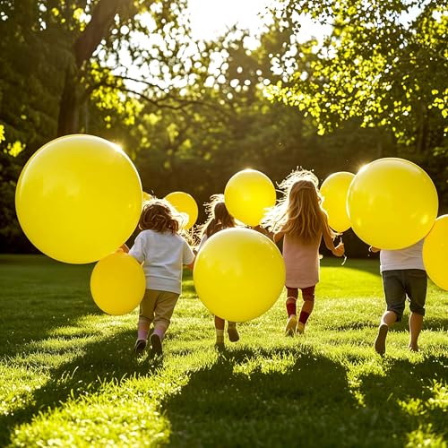 Image of 30 Pack Yellow Balloons 36 inch Yellow Latex Large Balloons for Party Decorations and Events
