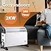 DONYER POWER Convector Radiator Heater with 24-HR Timer/Electrical/Room Heating/Oil-Free Radiator