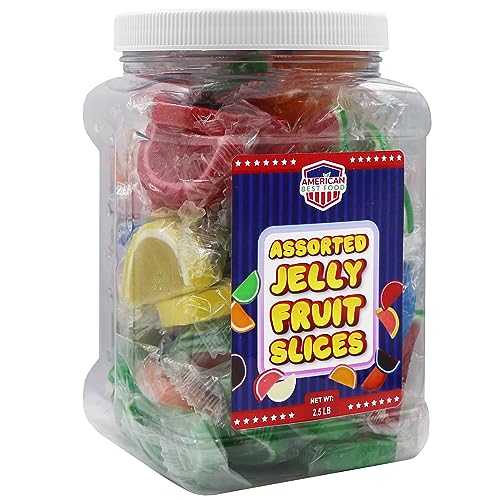 Dulces Jelly Assorted Fruit Slice en frasco 2 lb miniatura 1