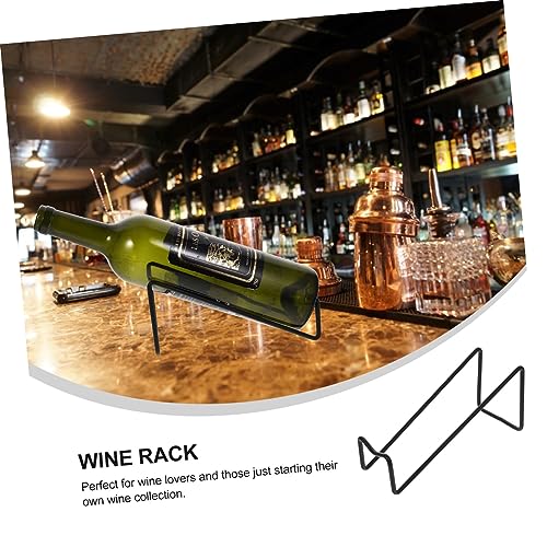 Soporte metálico para botellas de vino Levemolo 2 pcs miniatura 2
