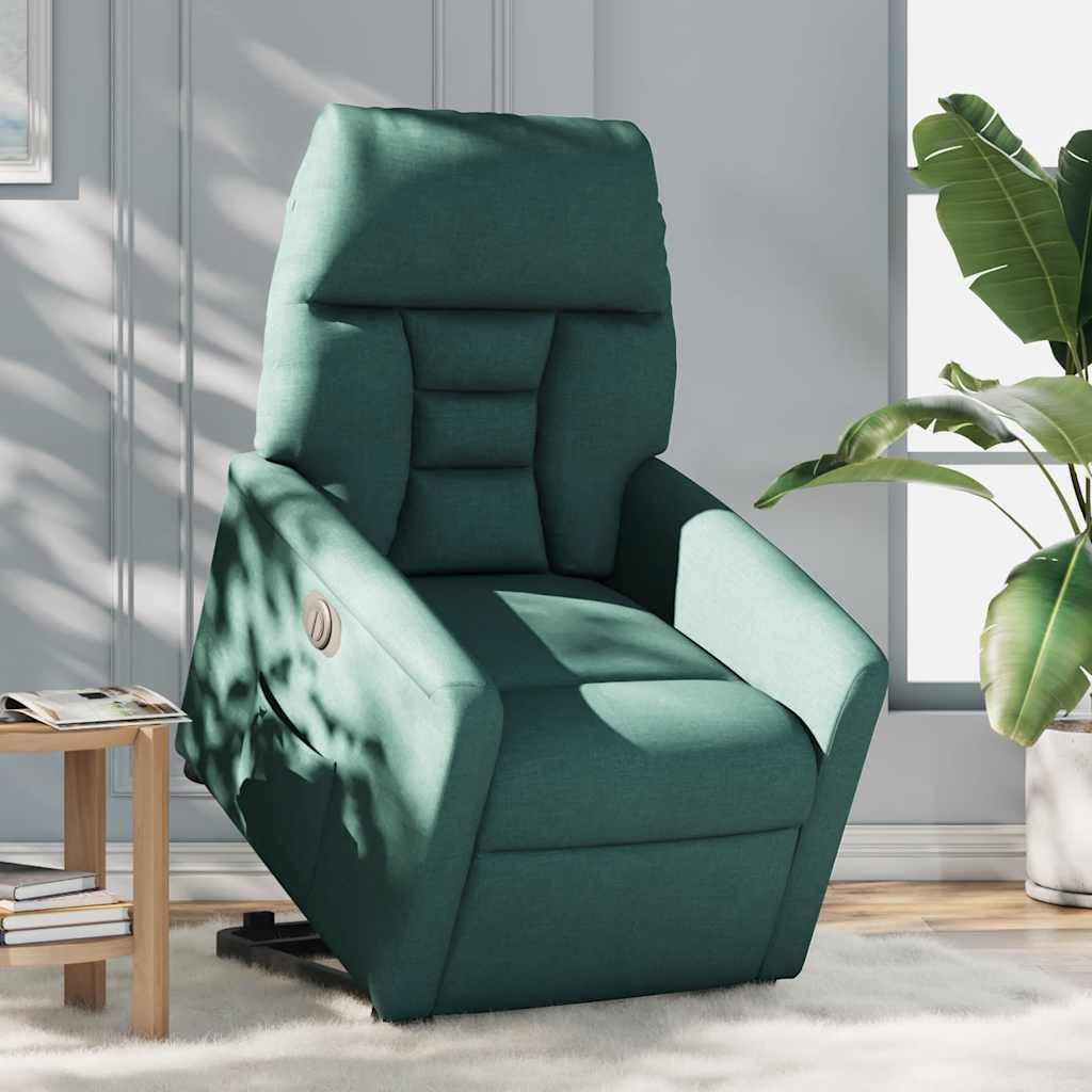 Poltrona massaggiante sollevabile, elettrica, reclinabile, verde