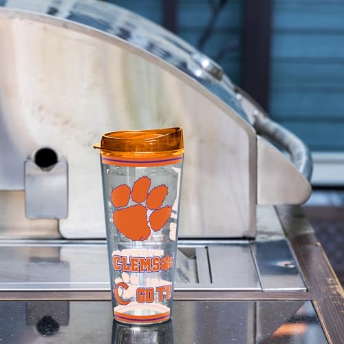 Image of Rico Industries NCAA College Double Wall Mayhem 16oz Or 20oz Tritan Tumbler W Lid